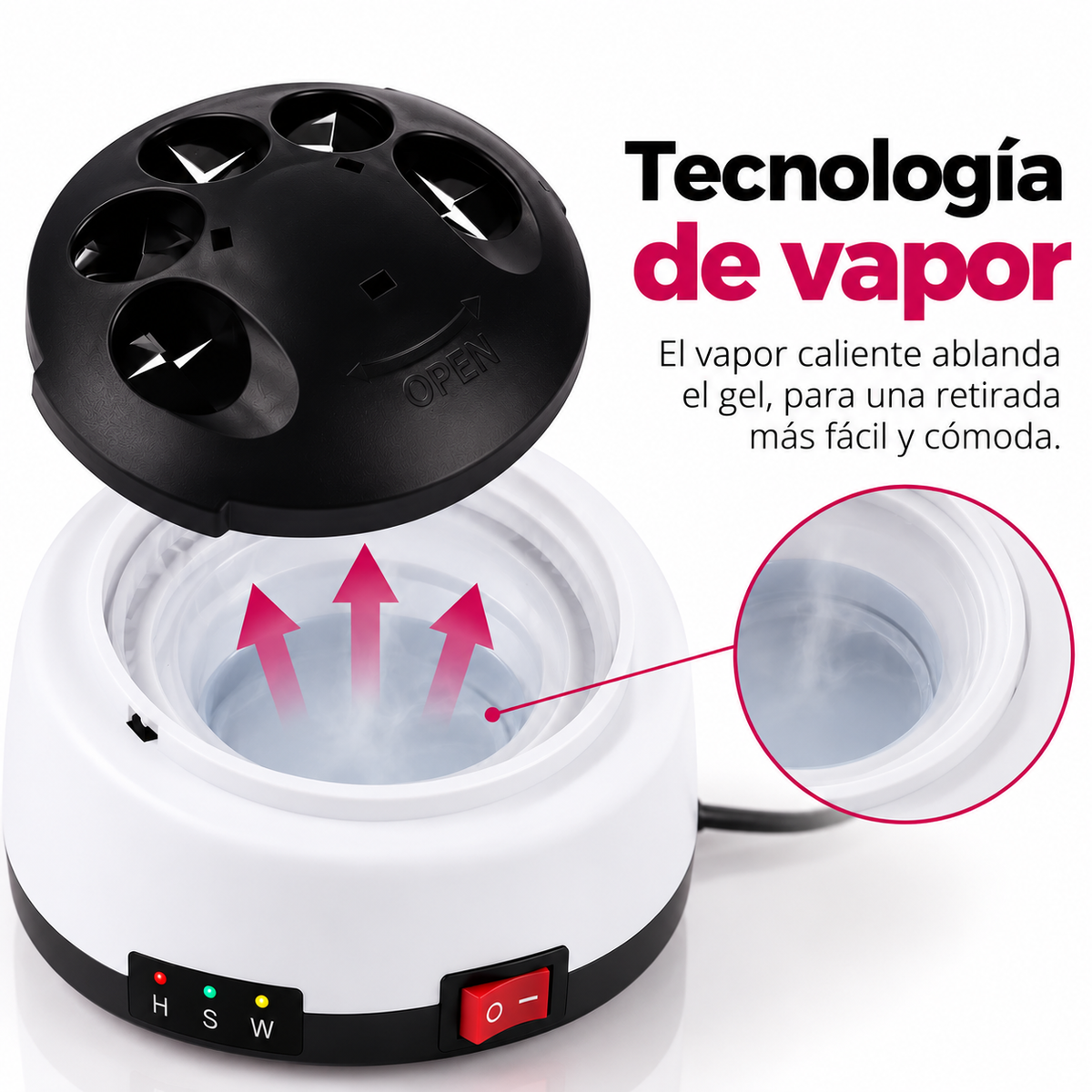 Removedor de gel de uñas